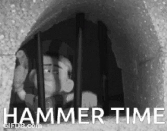 Fix It Felix It's Hammer Time GIF