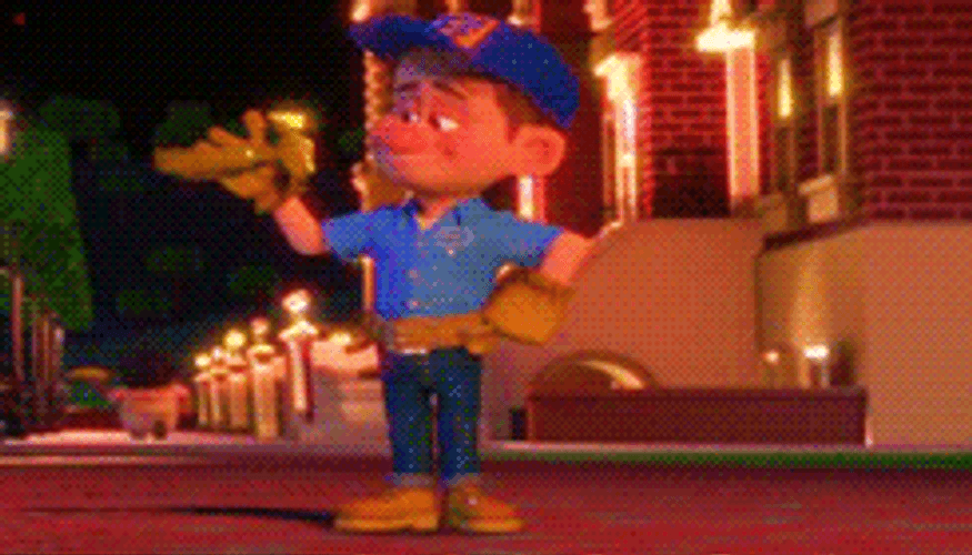 Fix It Felix Twirling His Hammer GIF