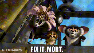 Fix It Mort Cartoon Characters GIF