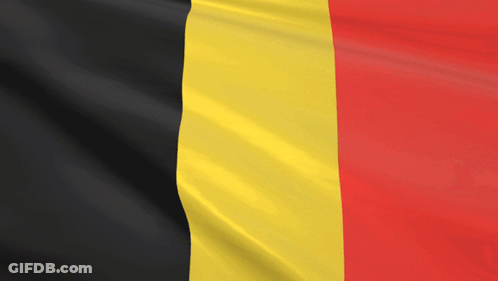 Flag Of Belgium Black Yellow Red Stripe GIF