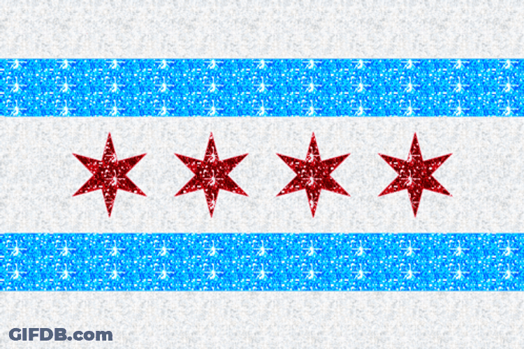 Flag Of Chicago GIF