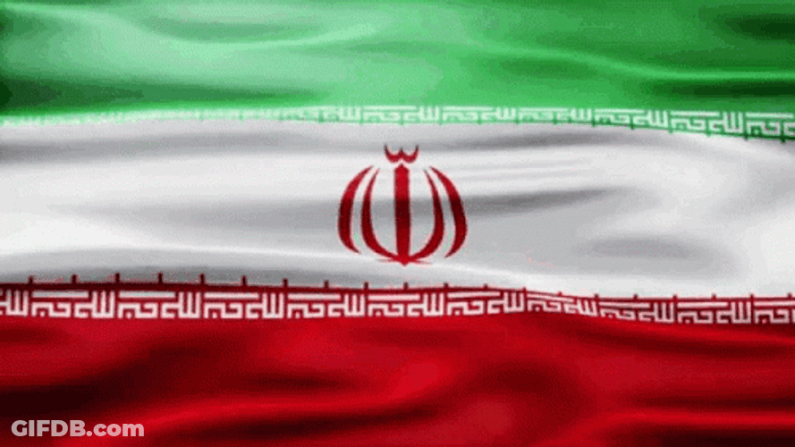 Flag Of Iran Waving GIF
