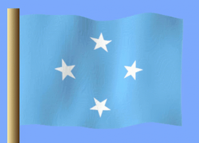 Flag Of The Federated States Of Micronesia GIF