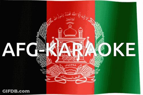Flag Saying Afg Karaoke GIF