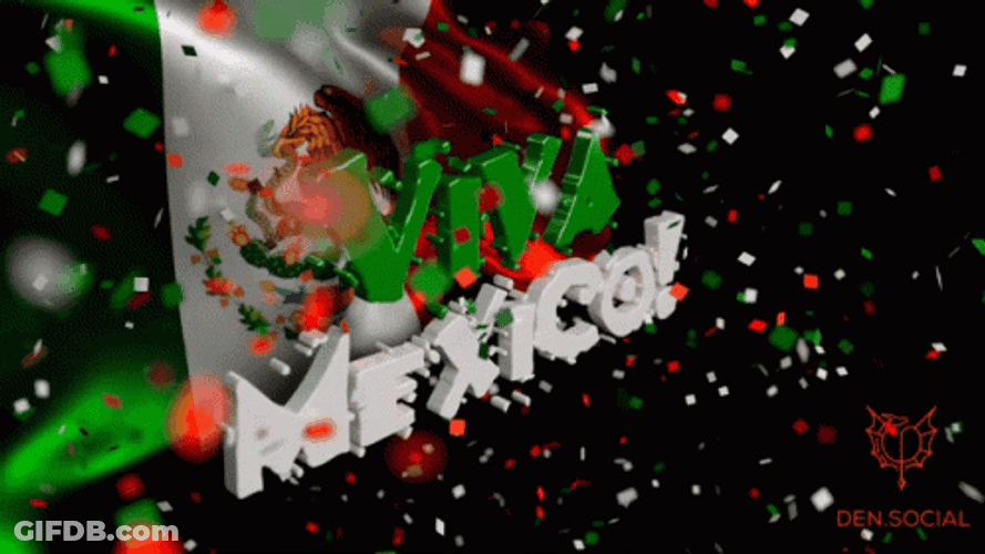 Flag Viva Mexico GIF