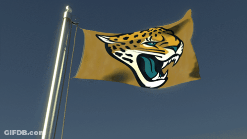 Flag With Jaguar Logo GIF