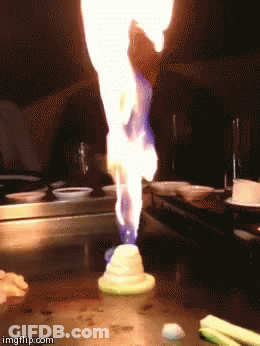 Flame Coming Out Of Container With Imgflip.com GIF