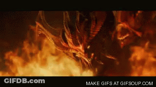 Flame Dragon Says Make Gifs At Gifsoup.com GIF