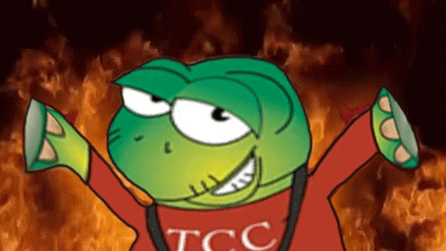 Flame Meme Pepe Frog GIF