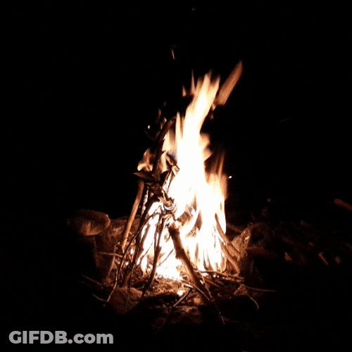 Flame On Bonfire GIF