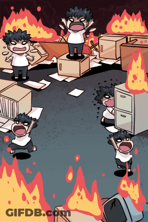Flame On Boys Freak Out GIF