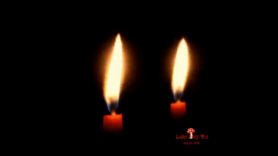 Flame On Red Candles GIF