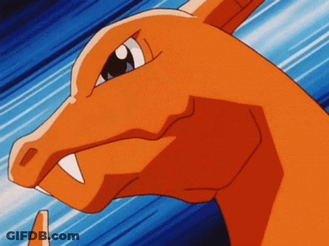 Flame Pokemon Charizard GIF