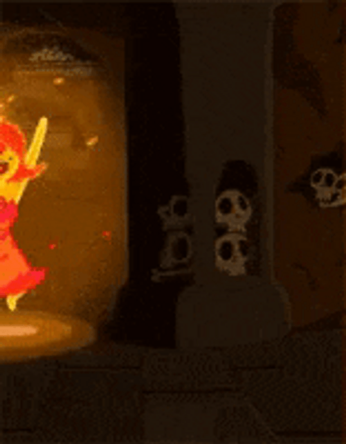 Flame Princess Happy Running GIF