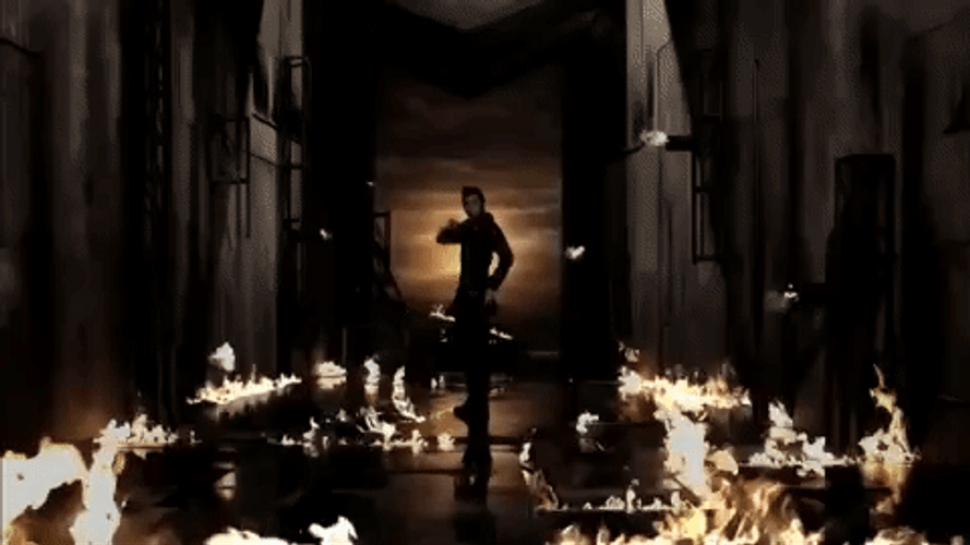 Flamethrower Hall GIF