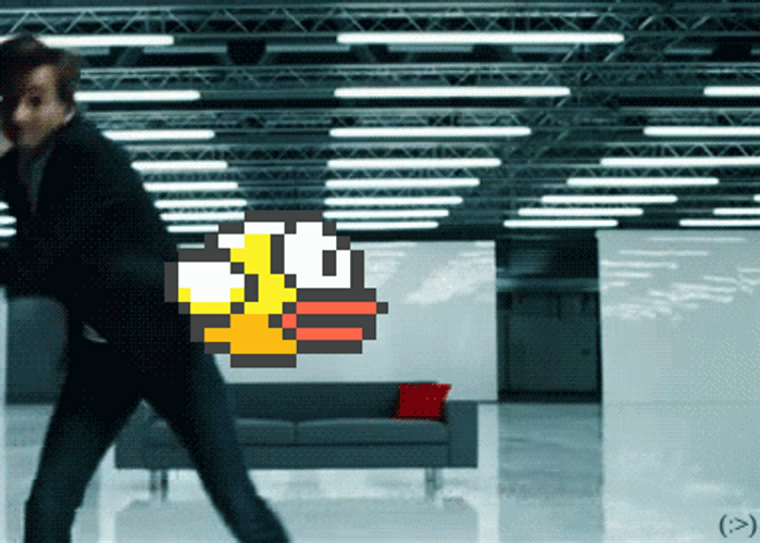 Flappy Bird Hit Mash Up GIF