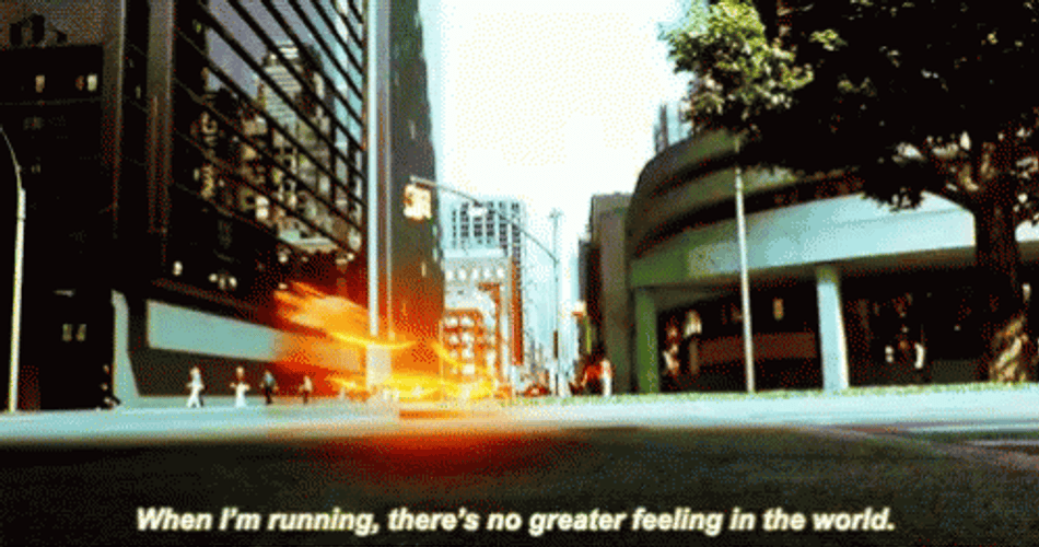 Flash Running No Greater Feeling GIF