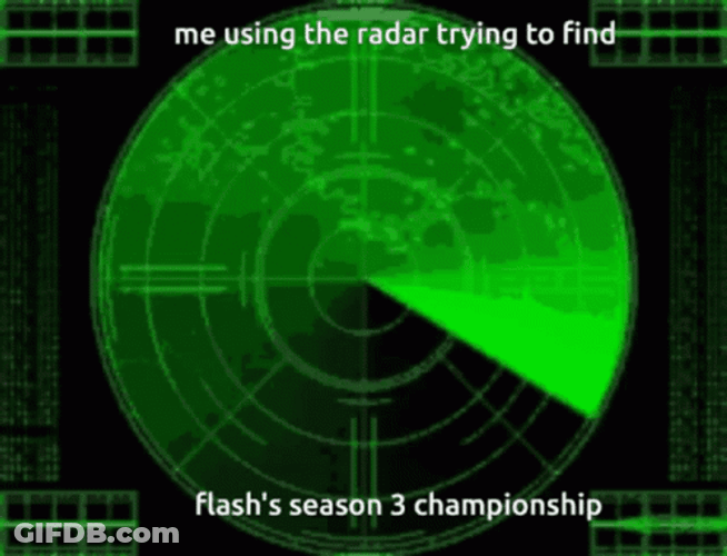 Flash Season 3 Championship Radar GIF