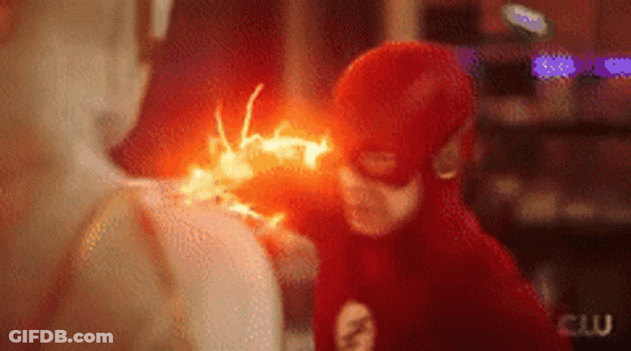 Flash Vs Godspeed Fight Diversion GIF