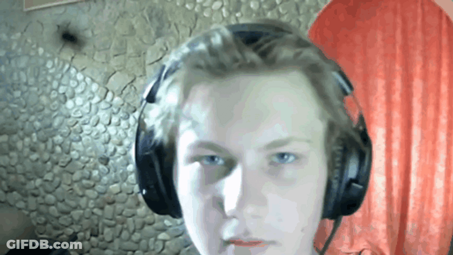 Flashbang On Face Of Streamer GIF
