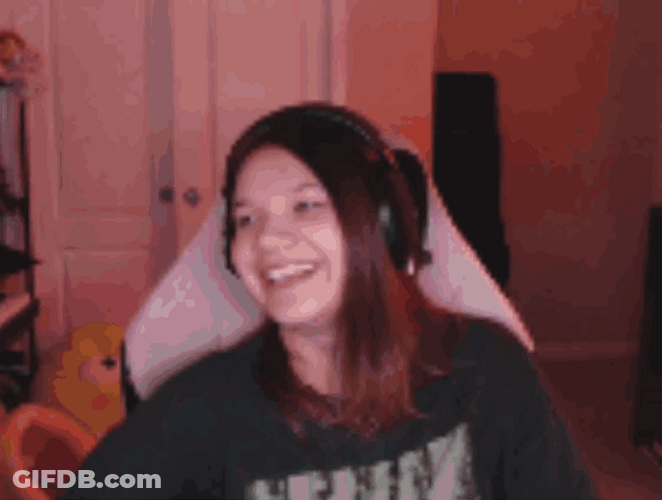 Flashbang Stunning Female Streamer GIF