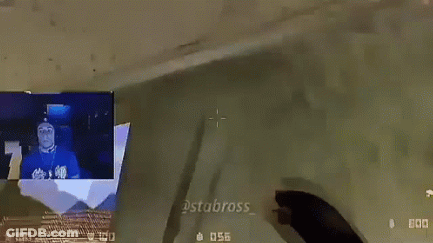 Flashbang While Playing Counter Strike GIF