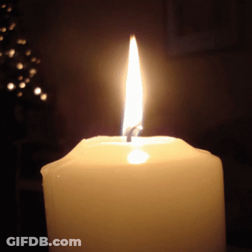 Flashing Lighted Bougie GIF