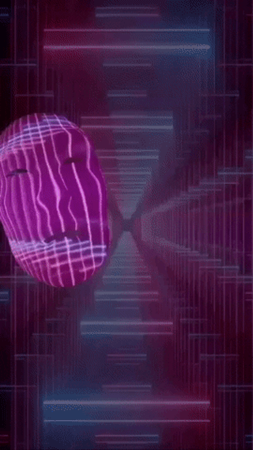 Flashing Purple Lights Dancing GIF