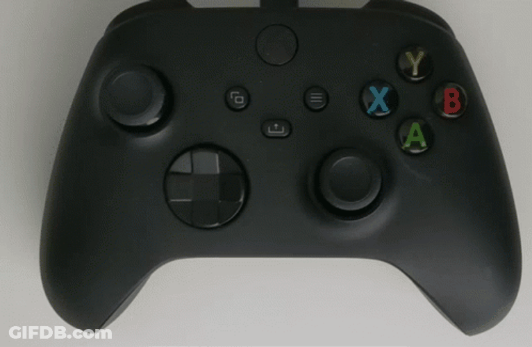 Flashing Xbox Power On Off Button GIF