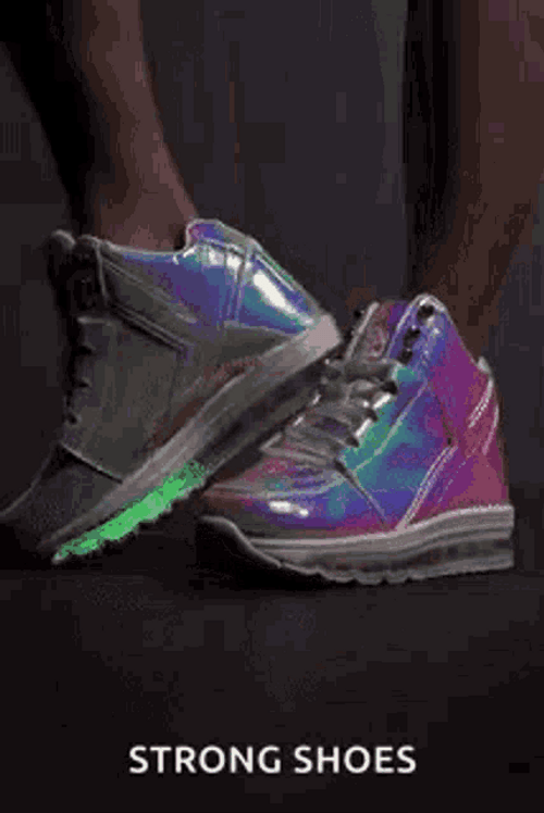 Flashy Strong Shoes GIF