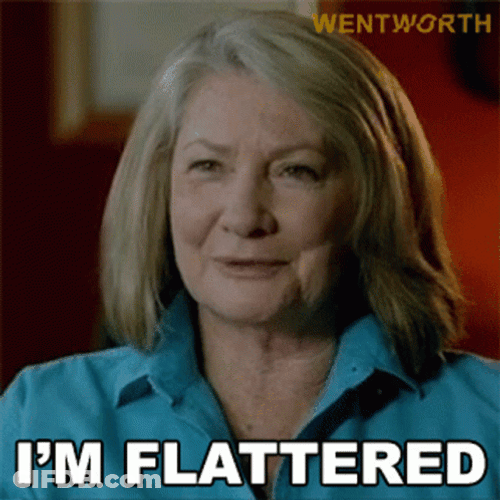 Flattered GIF