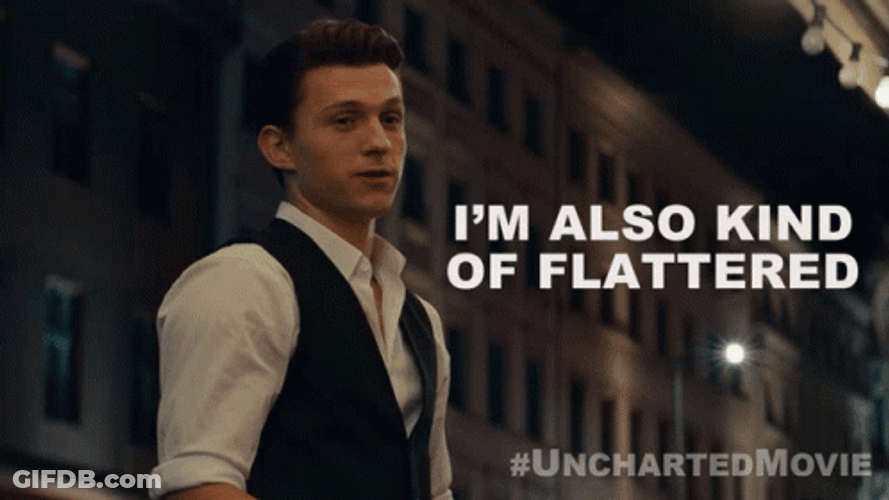 Flattered GIF