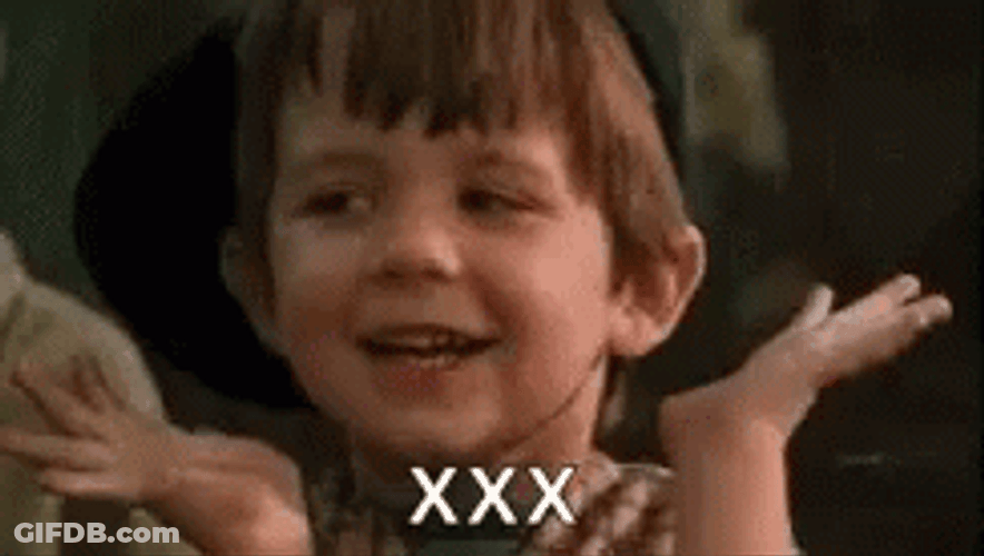 Flattered Little Boy GIF