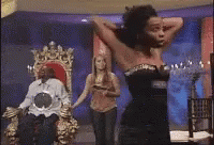 Flava Flav Of Love Tiffany Pollard Hair Pulls GIF