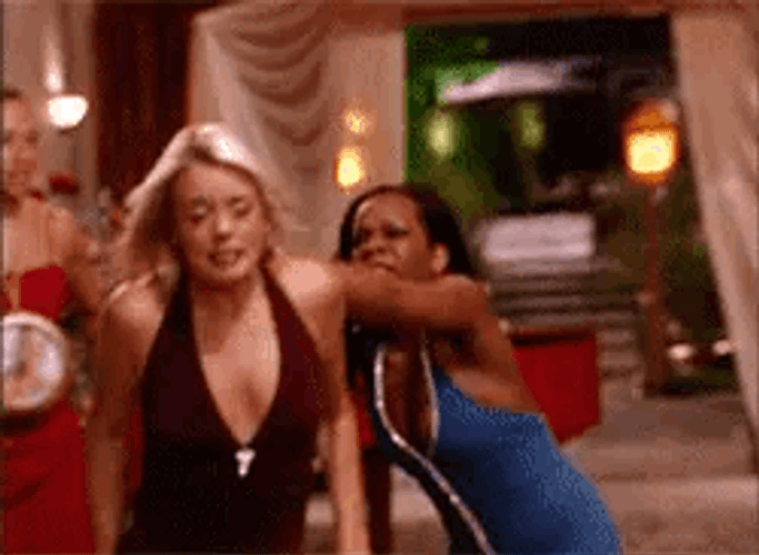 Flava Flav Of Love Tiffany Pollard Pushes Girl GIF