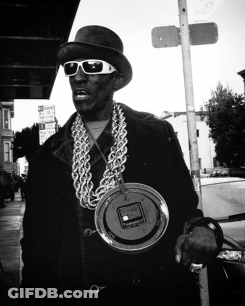 Flavor Flav In The Street GIF