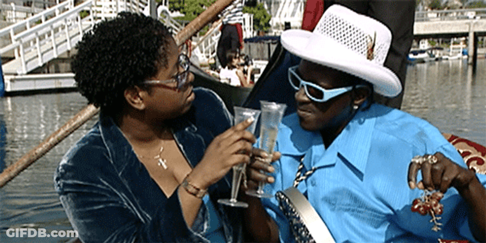 Flavor Flav On A Date Aboard A Boat GIF