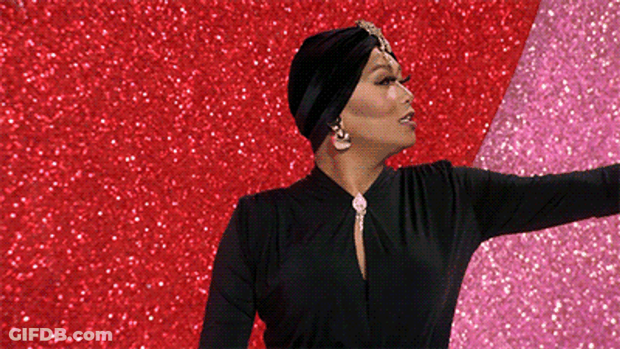 Flavor Flav With RuPaul On Drag Race Show GIF