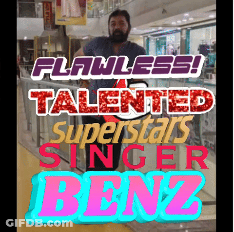 Flawless Talented Superstars Singer Benz Poster GIF