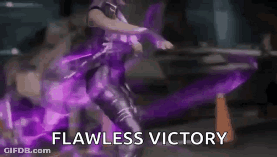 Flawless Victory Sindel Mortal Kombat GIF