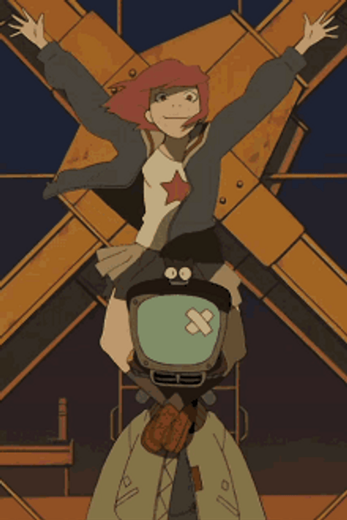 Flcl Fooly Cooly Cat Mamimi Samejima GIF