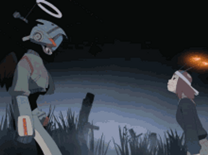 Flcl Mamimi Samejima Kiss GIF