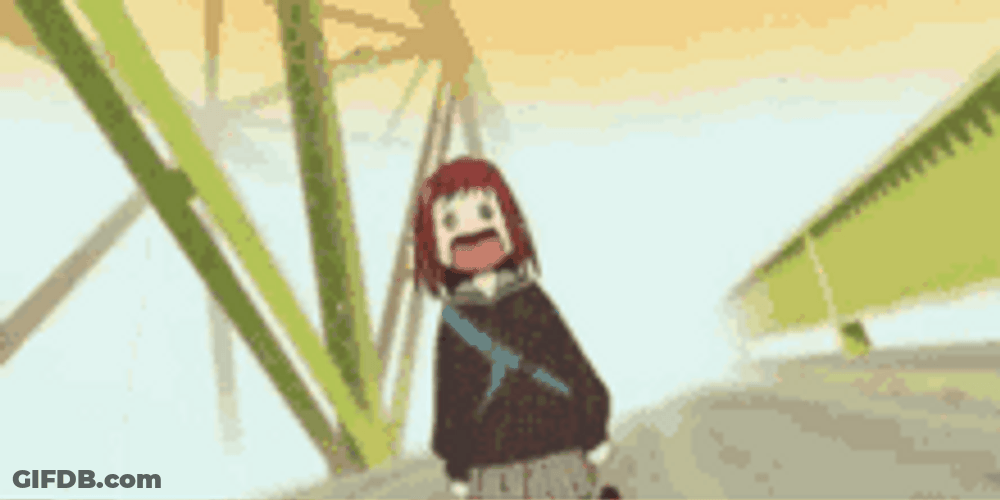 Flcl Mamimi Samejima Mouth Wide Open GIF