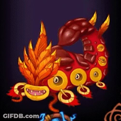Fleech Worm My Singing Monsters GIF