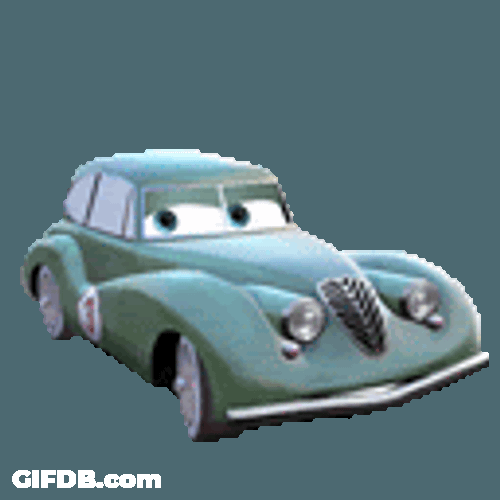 Fletcher Cars Movie Sticker GIF