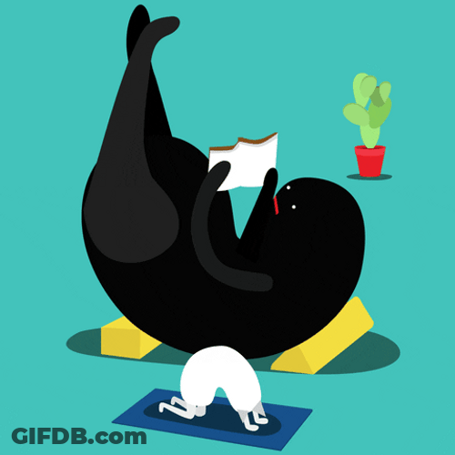 Flexible Creatures Can Also Do Yoga GIF