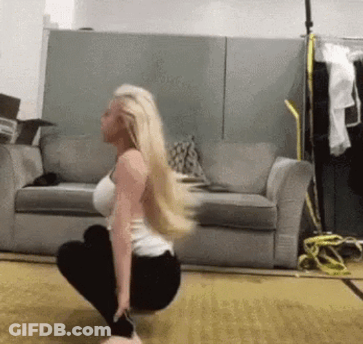 Flexible Woman Flex Her Talent GIF