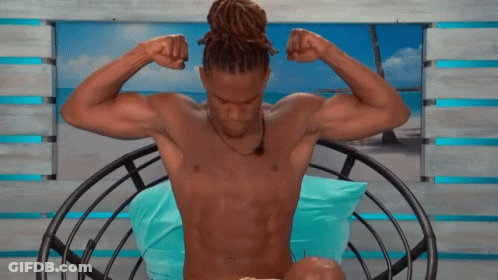 Flexing Abs GIF