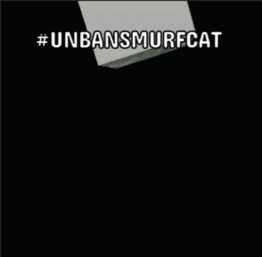 Flexing Blue Smurf Cat Meme GIF