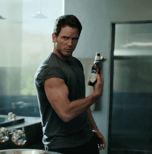 Flexing Chris Pratt Ad GIF
